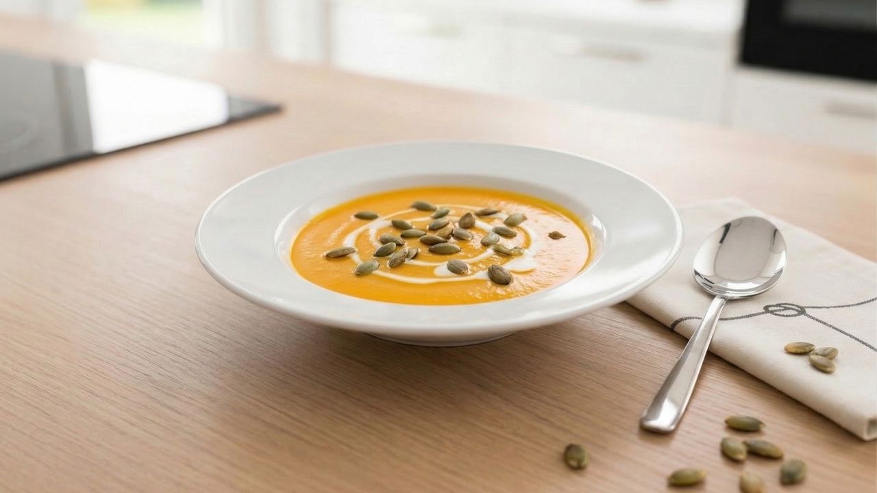 Austrian Caramelized Pumpkin Cream Soup