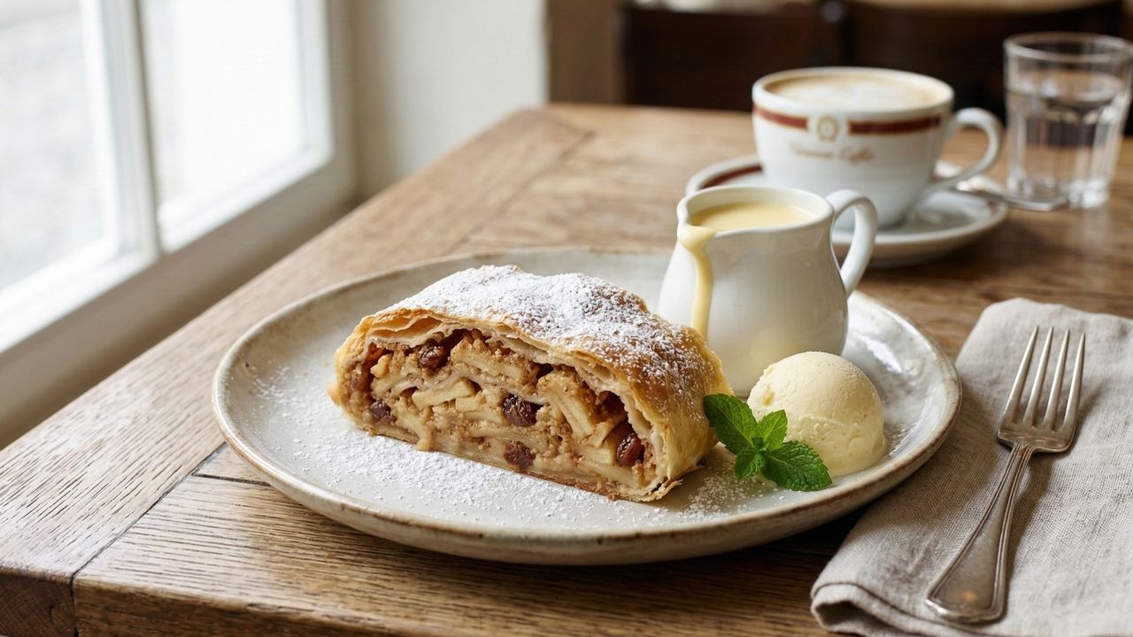 Traditional Austrian Apple Strudel