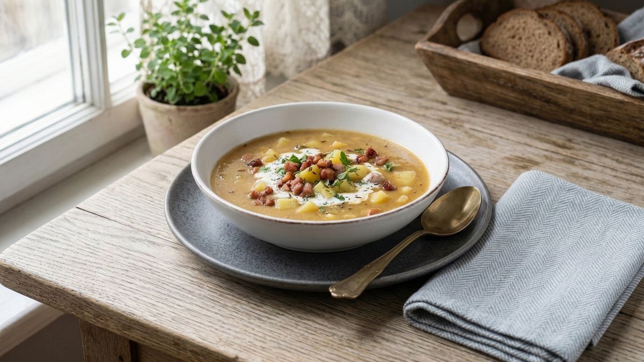 Viennese Potato Soup (Wiener Erdäpfelsuppe)