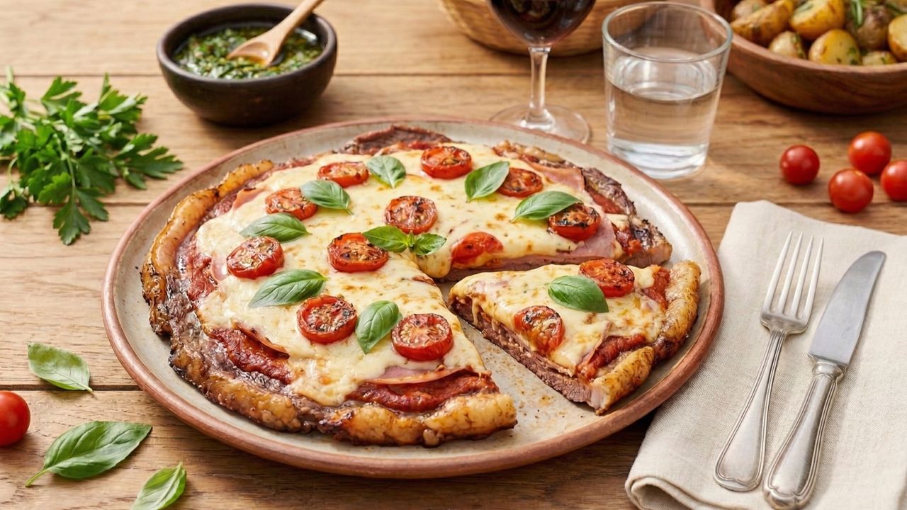 Traditional Matambre a la Pizza