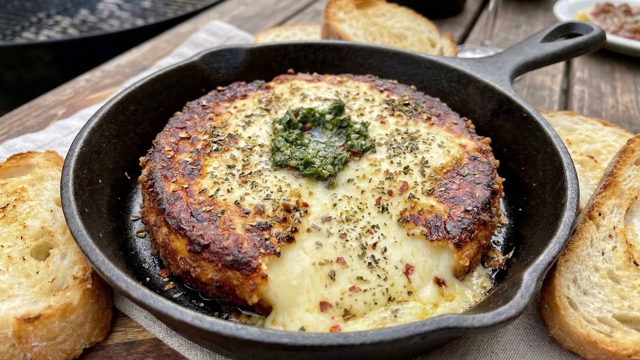 Argentinian Grilled Provolone (Provoleta)
