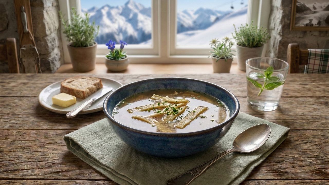 Austrian Pancake Soup (Frittatensuppe)