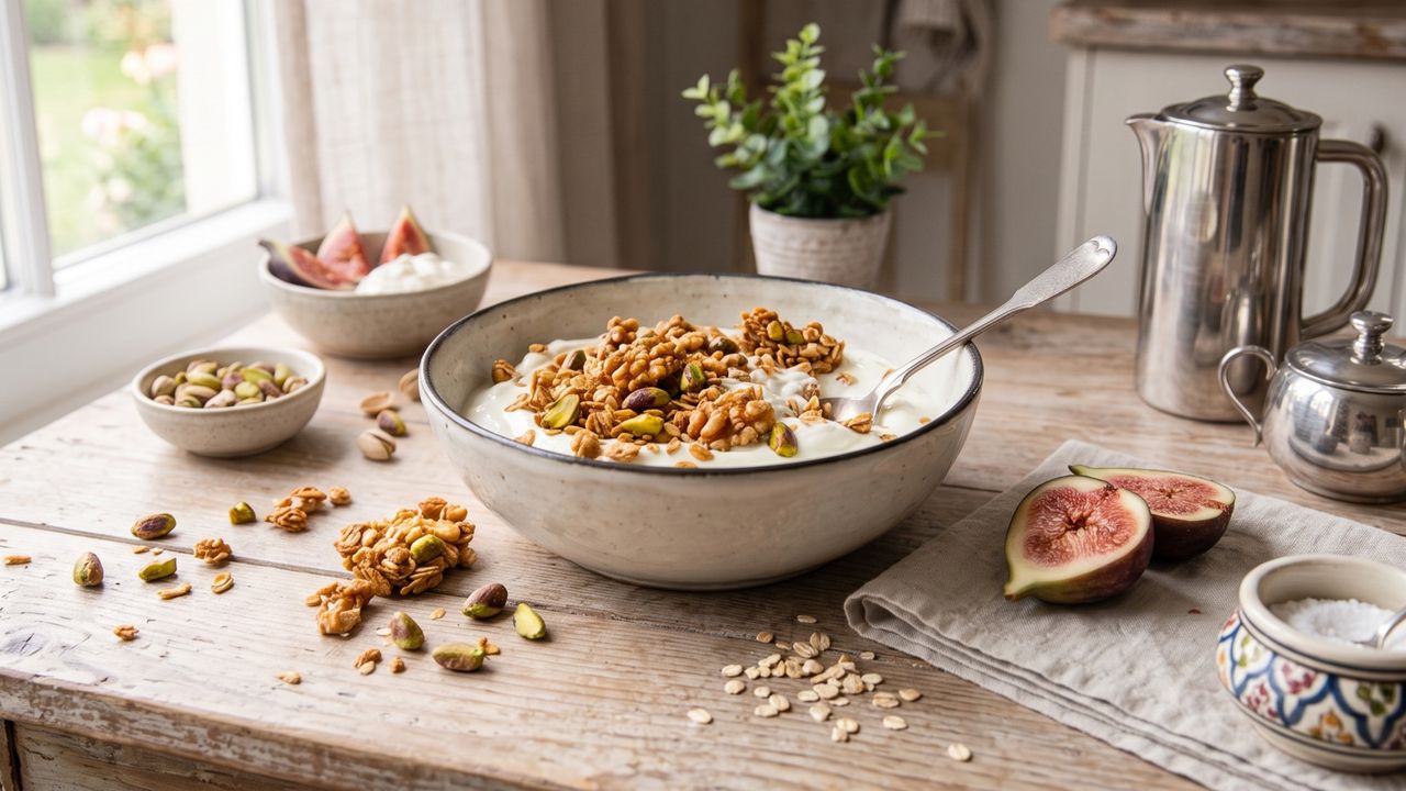 Air Fryer Baklava Granola