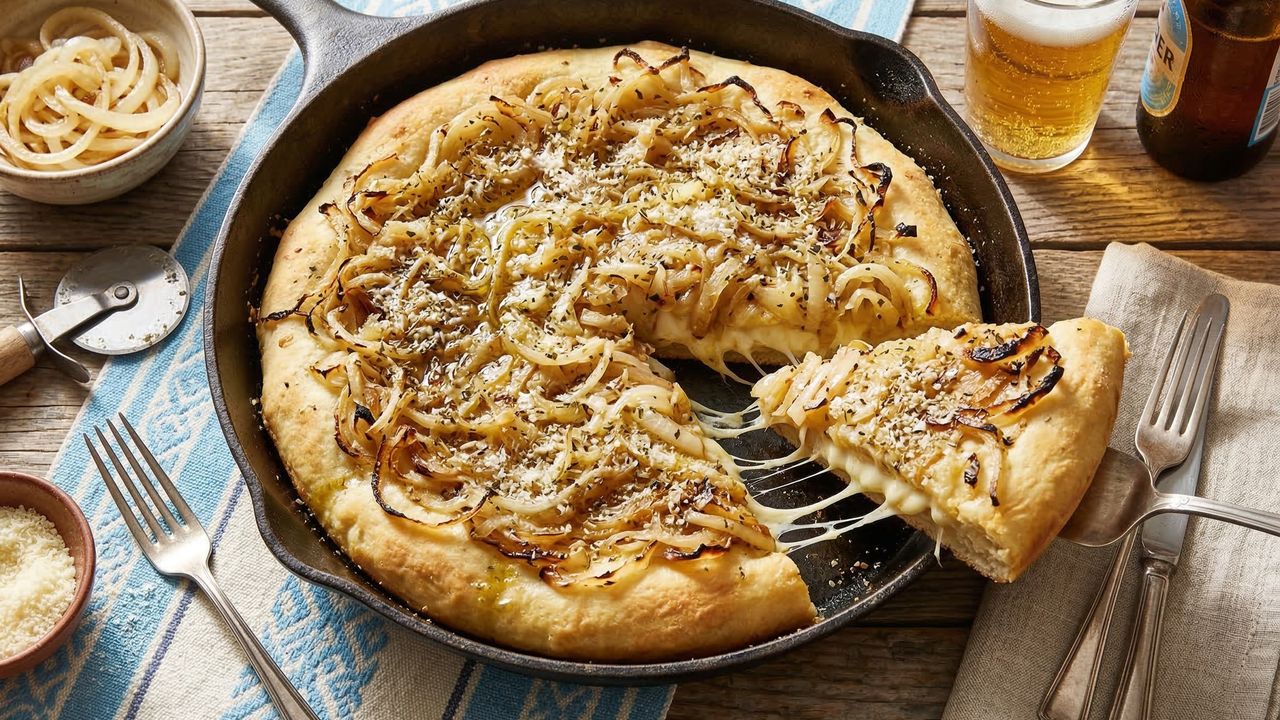 Fugazzeta: Stuffed Argentinian-Style Pizza