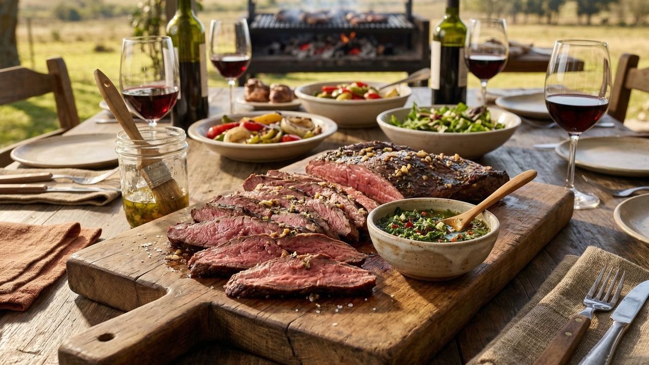Traditional Argentinean Slow-Grilled Vacío