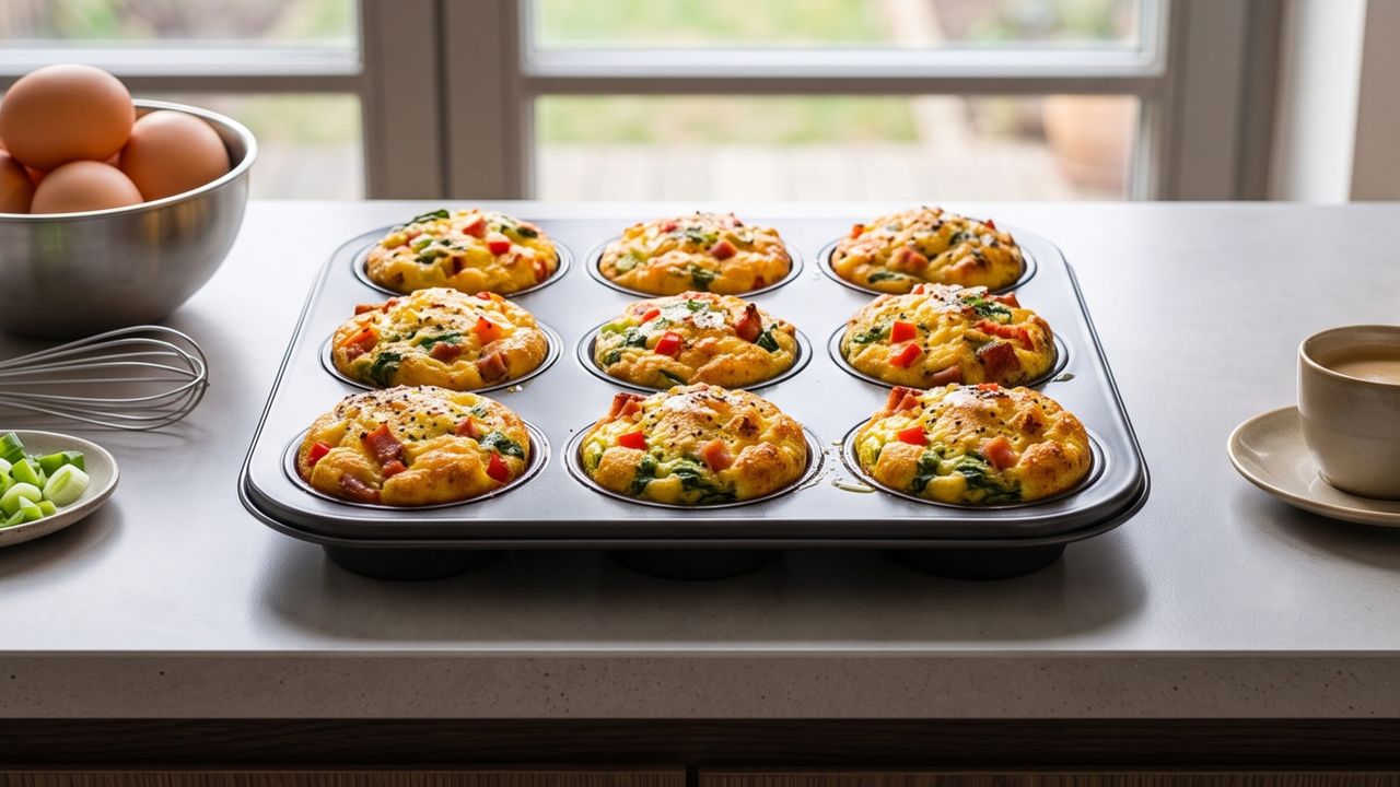 Egg Muffins with Turkey Bacon