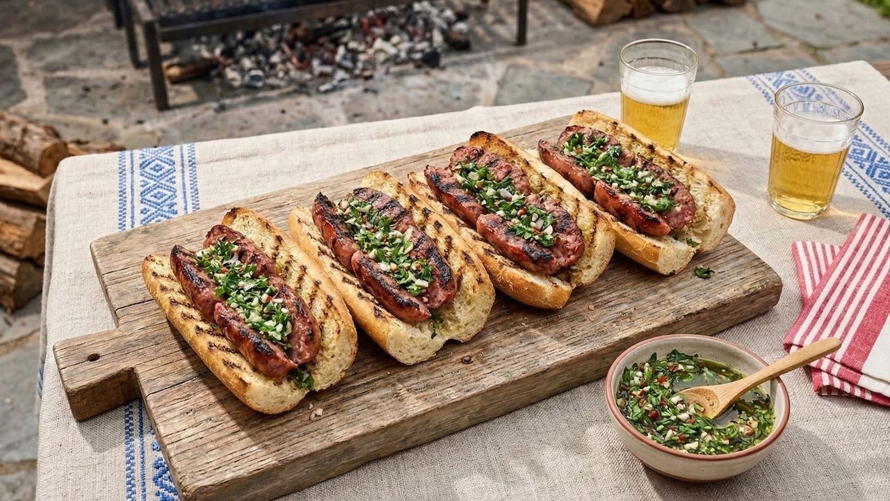Authentic Argentine Choripán